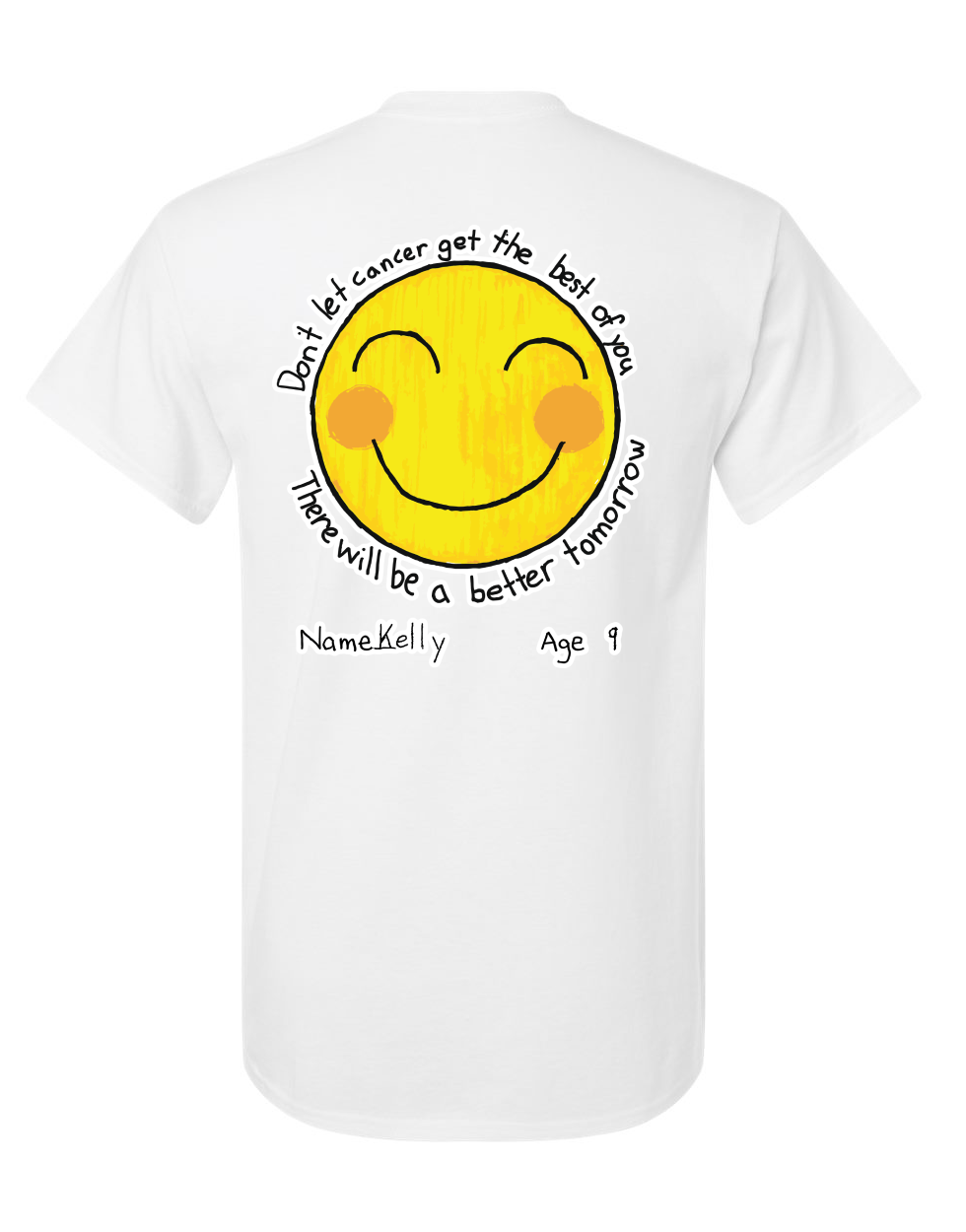 Design 11 Adult Tee White back