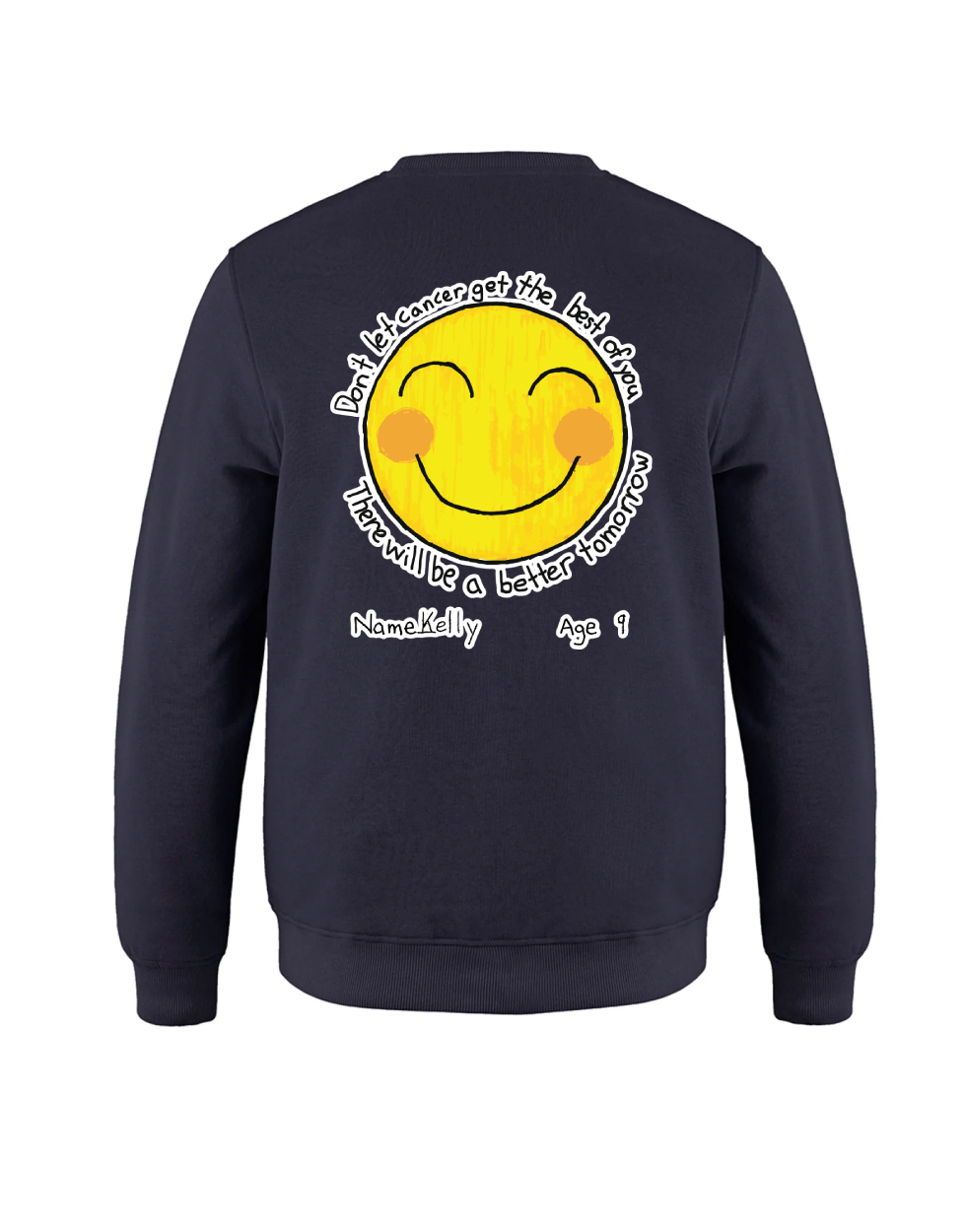 Design 7 Crewneck Navy back