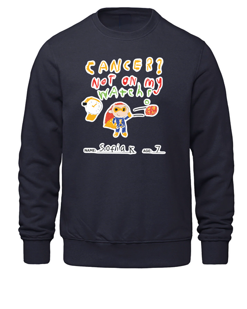 Design 7 Crewneck Navy front