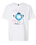 Design 11 Youth Tee White front